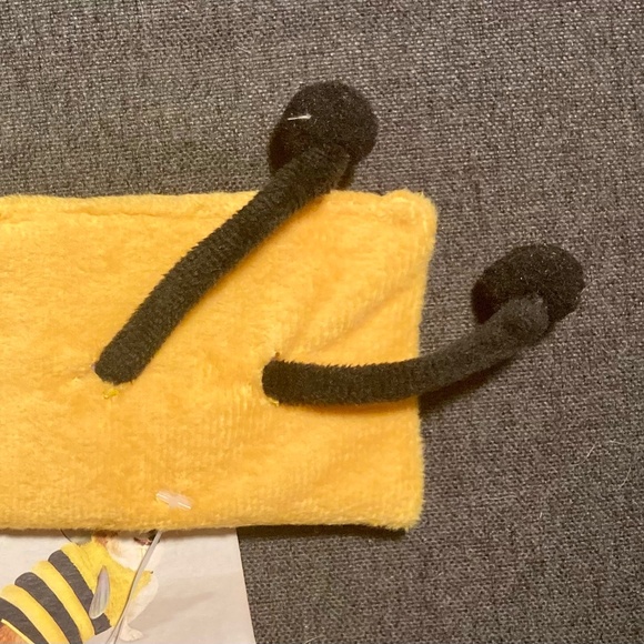 New, Bubble Bee Dog Costume, 2 pieces, Medium (up to 40 lbs) SO soft! - Picture 10 of 12